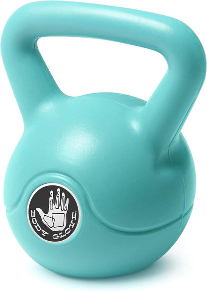 , Kettlebell Weights, Easy Grip Weights for Total Body Fitness Training, 5Lb (MIN-T)